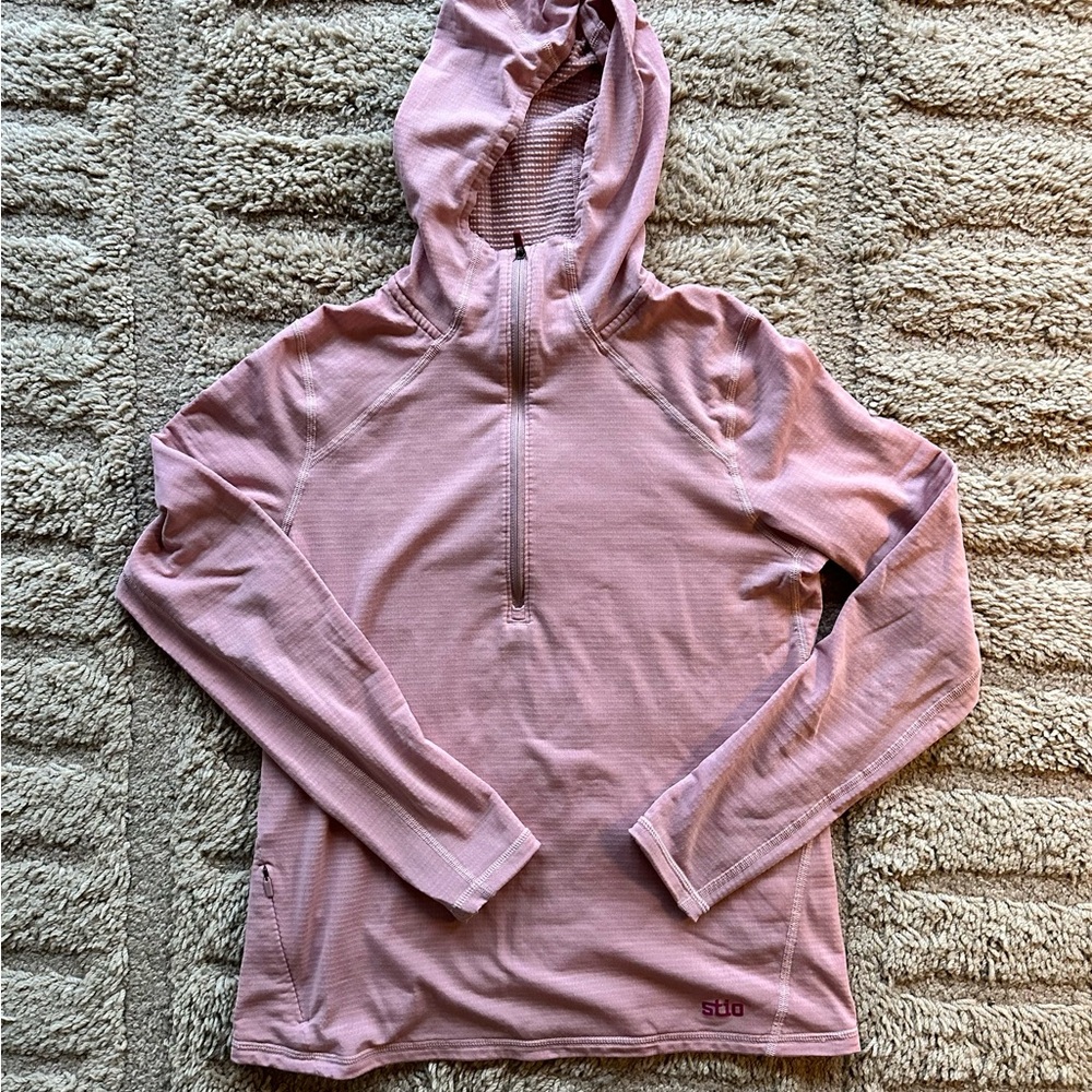 Stio Trax Power Grid Half Zip Hoodie